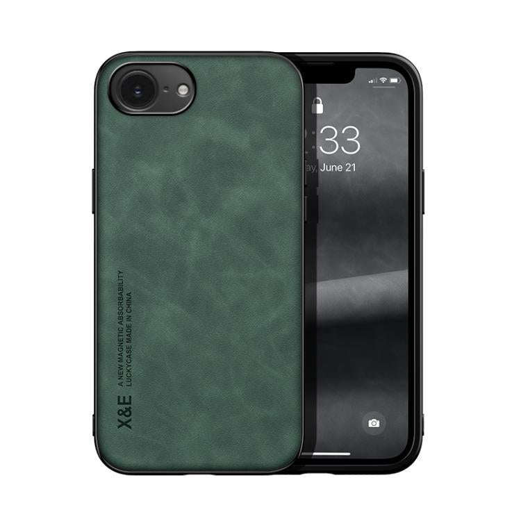 Skin Feel Magnetic Leather Back Phone Case, For iPhone 18 Pro / 17 Pro, For iPhone 18 Pro Max / 1...