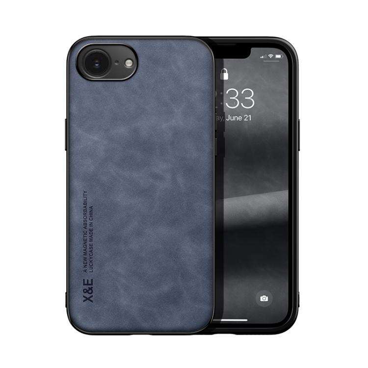 Skin Feel Magnetic Leather Back Phone Case, For iPhone 18 Pro / 17 Pro, For iPhone 18 Pro Max / 1...