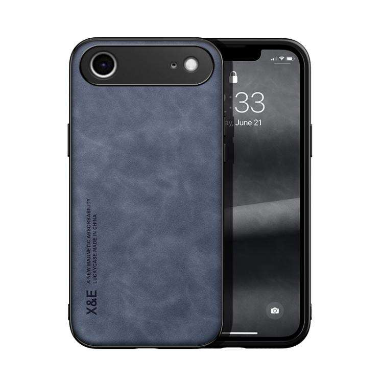 Skin Feel Magnetic Leather Back Phone Case, For iPhone 18 Pro / 17 Pro, For iPhone 18 Pro Max / 1...