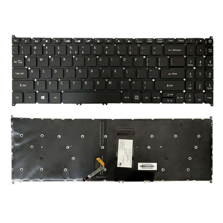 US Version Backlight Laptop Keyboard, For Acer Swift 3 SF315-51, For Acer Swift 3 SF314-54