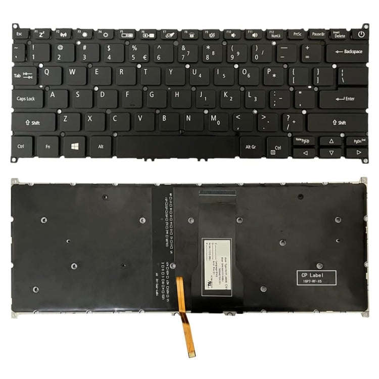 US Version Backlight Laptop Keyboard, For Acer Swift 3 SF315-51, For Acer Swift 3 SF314-54