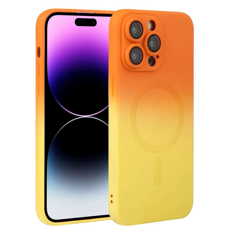Liquid TPU Silicone Gradient MagSafe Phone Case, For iPhone 16, For iPhone 15 Pro Max, For iPhone...