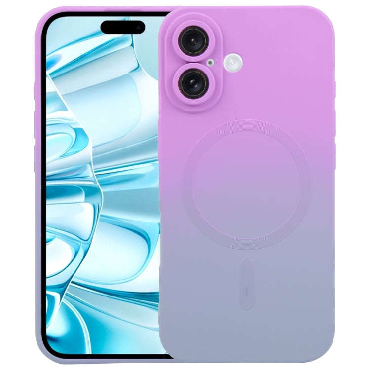 Liquid TPU Silicone Gradient MagSafe Phone Case, For iPhone 16, For iPhone 15 Pro Max, For iPhone...