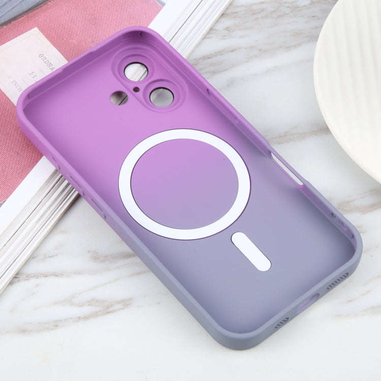 Liquid TPU Silicone Gradient MagSafe Phone Case, For iPhone 16, For iPhone 15 Pro Max, For iPhone...