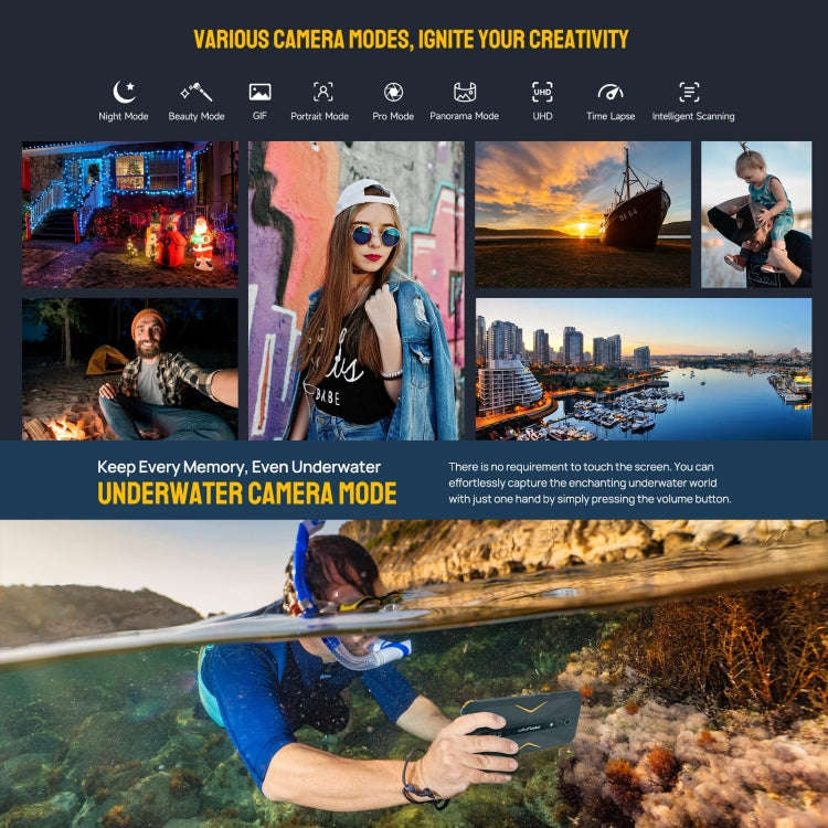 Ulefone Armor X12 Pro, IP68/IP69K Rugged Phone, 5.45 inch Android 16 MediaTek Helio G36 Octa Core...
