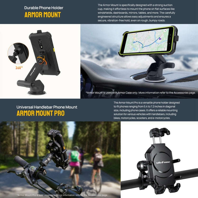 Ulefone Armor X12 Pro, IP68/IP69K Rugged Phone, 5.45 inch Android 16 MediaTek Helio G36 Octa Core...