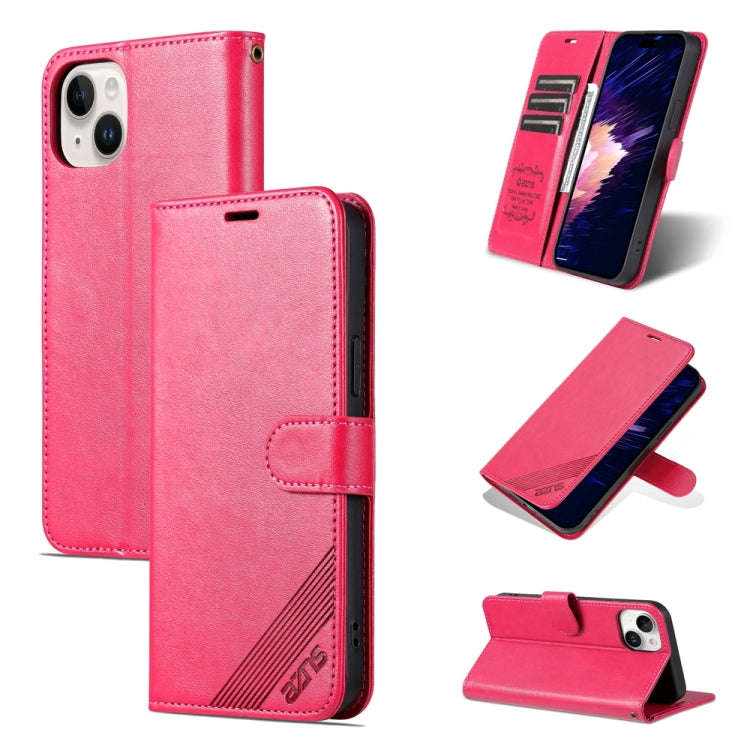 AZNS Sheepskin Texture Flip Leather Phone Case, For iPhone 18 Pro, For iPhone 18 Pro Max, For iPh...