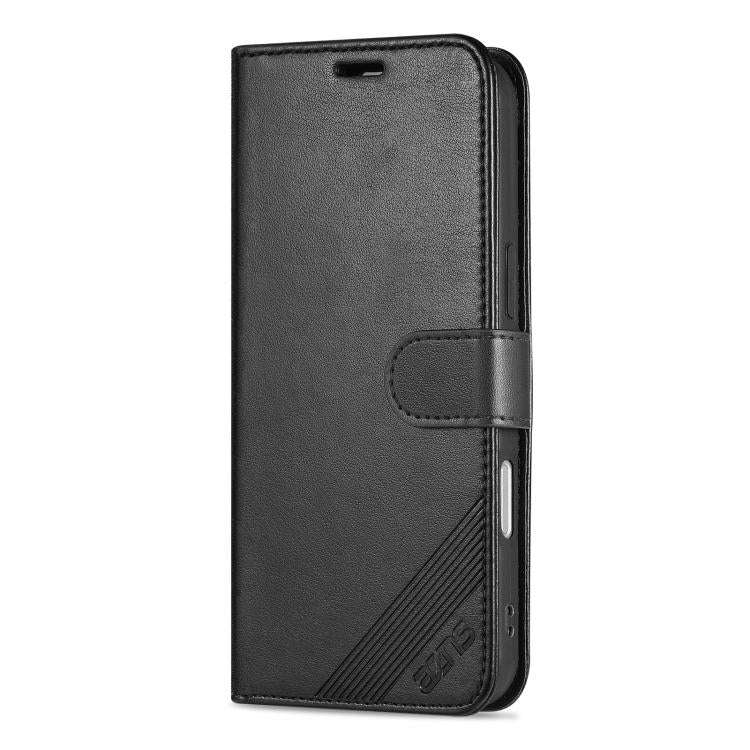 AZNS Sheepskin Texture Flip Leather Phone Case, For iPhone 18 Pro, For iPhone 18 Pro Max, For iPh...