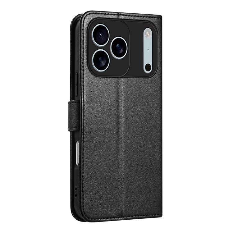 AZNS Sheepskin Texture Flip Leather Phone Case, For iPhone 18 Pro, For iPhone 18 Pro Max, For iPh...