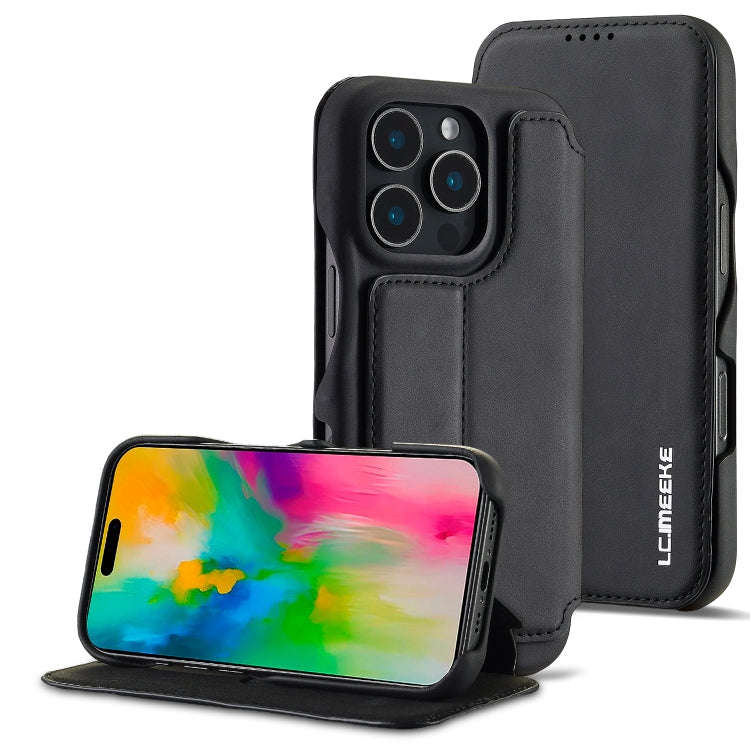 LC.IMEEKE Hon Ancient Series Flip Leather Phone Case, For iPhone 18 Pro / 17 Pro, For iPhone 18 P...
