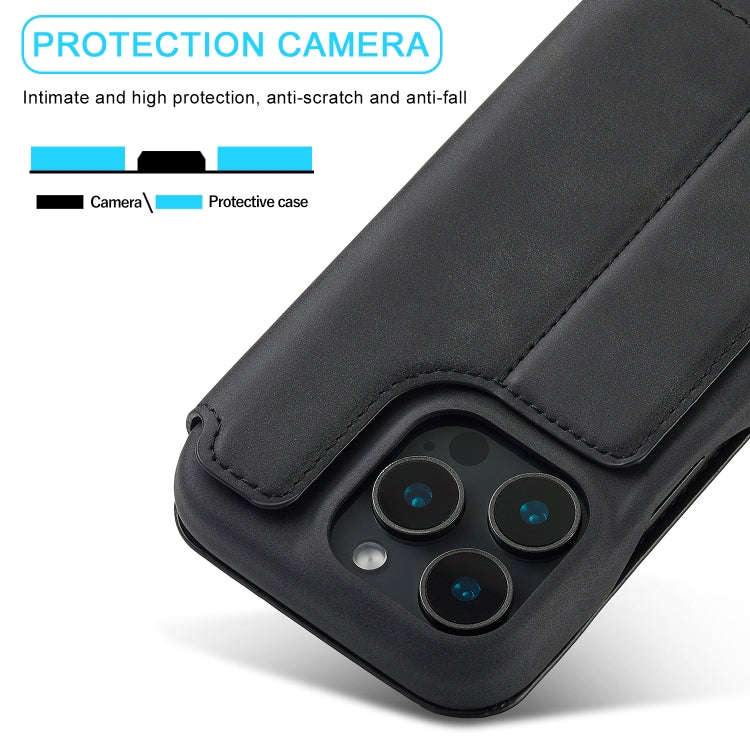 LC.IMEEKE Hon Ancient Series Flip Leather Phone Case, For iPhone 15 Pro, For iPhone 15 Plus, For ...