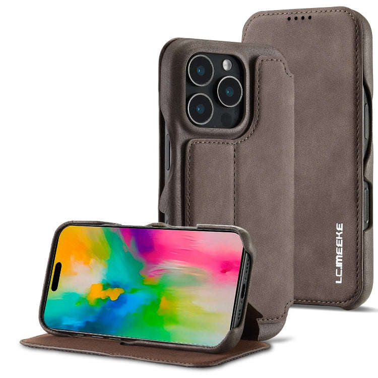 LC.IMEEKE Hon Ancient Series Flip Leather Phone Case, For iPhone 15 Pro, For iPhone 15 Plus, For ...