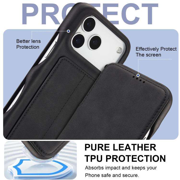 LC.IMEEKE Hon Ancient Series Flip Leather Phone Case, For iPhone 18 Pro / 17 Pro, For iPhone 18 P...