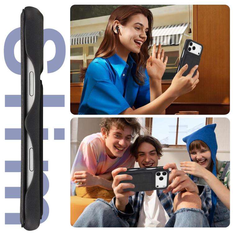 LC.IMEEKE Hon Ancient Series Flip Leather Phone Case, For iPhone 18 Pro / 17 Pro, For iPhone 18 P...