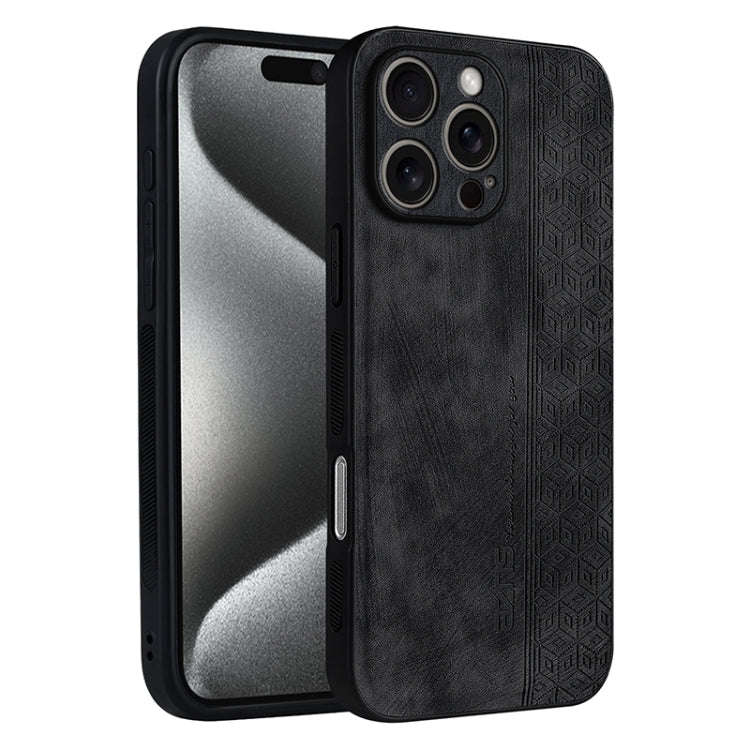 AZNS 3D Embossed Skin Feel Phone Case, For iPhone 16e / 17e, For iPhone 17 Pro Max, For iPhone 17...