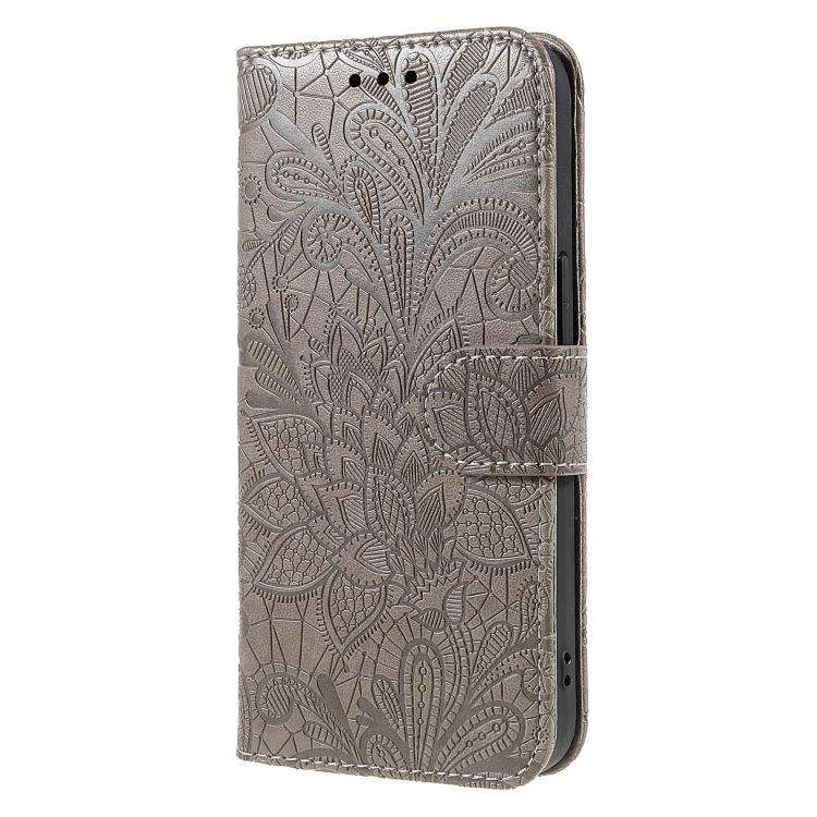 Lace Flower Embossing Flip Leather Phone Case, For iPhone 18 Pro / 17 Pro, For iPhone 18 Pro Max ...