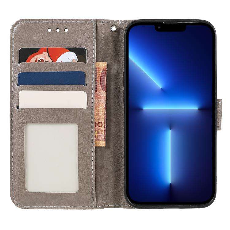 Lace Flower Embossing Flip Leather Phone Case, For iPhone 18 Pro / 17 Pro, For iPhone 18 Pro Max ...