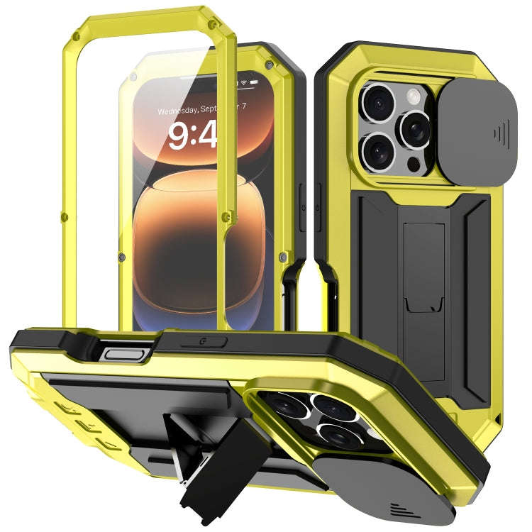 R-JUST Sliding Camera IP54 Life Waterproof Holder Phone Case, For iPhone 18 Pro, For iPhone 18 Pr...