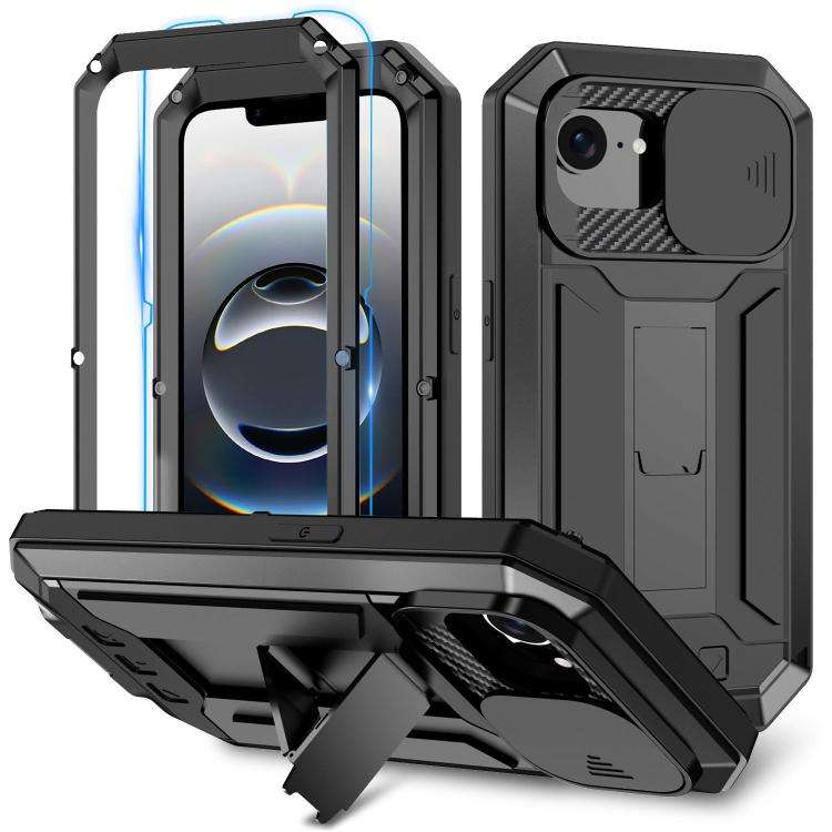 R-JUST Sliding Camera IP54 Life Waterproof Holder Phone Case, For iPhone 18 Pro, For iPhone 18 Pr...