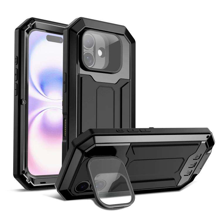 R-JUST Sliding Camera IP54 Life Waterproof Holder Phone Case, For iPhone 18 Pro, For iPhone 18 Pr...