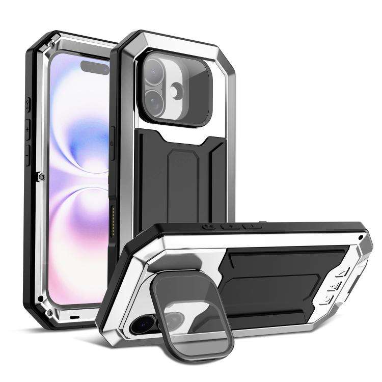R-JUST Sliding Camera IP54 Life Waterproof Holder Phone Case, For iPhone 18 Pro, For iPhone 18 Pr...