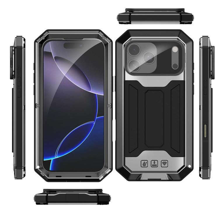 R-JUST Sliding Camera IP54 Life Waterproof Holder Phone Case, For iPhone 18 Pro, For iPhone 18 Pr...