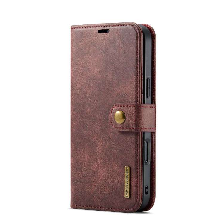 DG.MING Crazy Horse Texture Detachable Magnetic Leather Phone Case, For iPhone 18 Pro / 17 Pro, F...