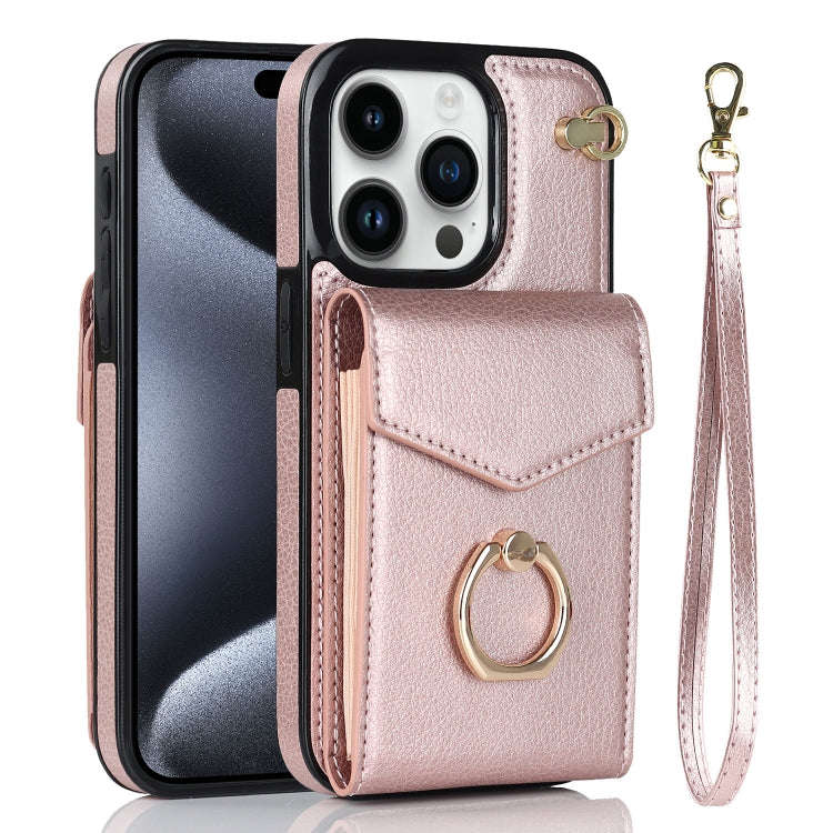 Ring Holder RFID Card Slot Phone Case, For iPhone 15 Pro Max, For iPhone 15 Pro, For iPhone 15 Pl...