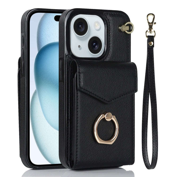 Ring Holder RFID Card Slot Phone Case, For iPhone 15 Pro Max, For iPhone 15 Pro, For iPhone 15 Pl...