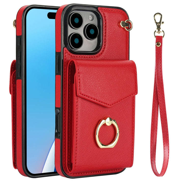 Ring Holder RFID Card Slot Phone Case, For iPhone 18 Pro / 17 Pro, For iPhone 18 Pro Max / 17 Pro...