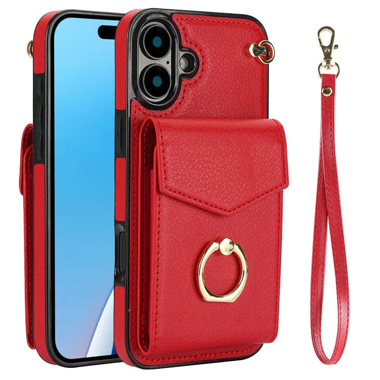 Ring Holder RFID Card Slot Phone Case, For iPhone 18 Pro / 17 Pro, For iPhone 18 Pro Max / 17 Pro...