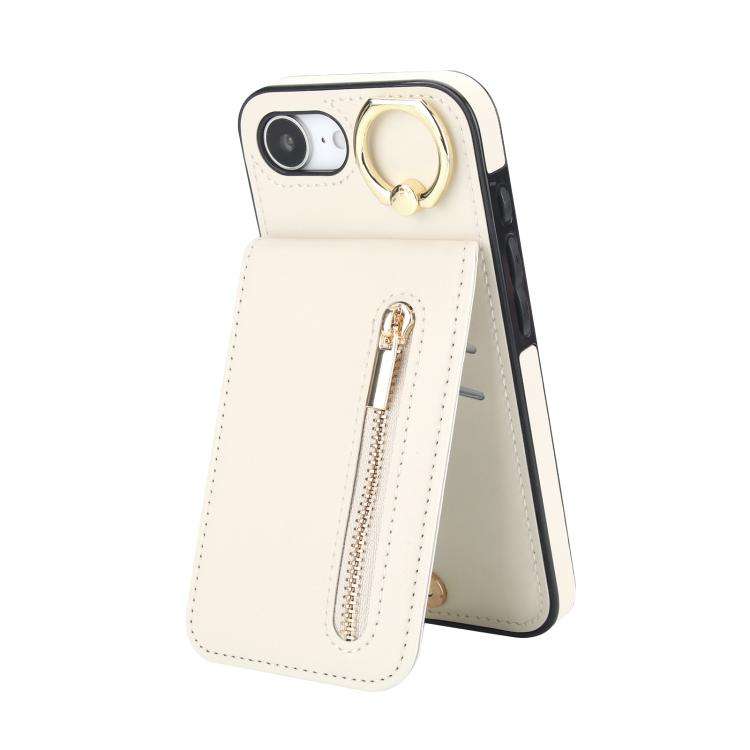 Retro Ring and Zipper RFID Card Slot Phone Case, For iPhone 18 Pro / 17 Pro, For iPhone 18 Pro Ma...