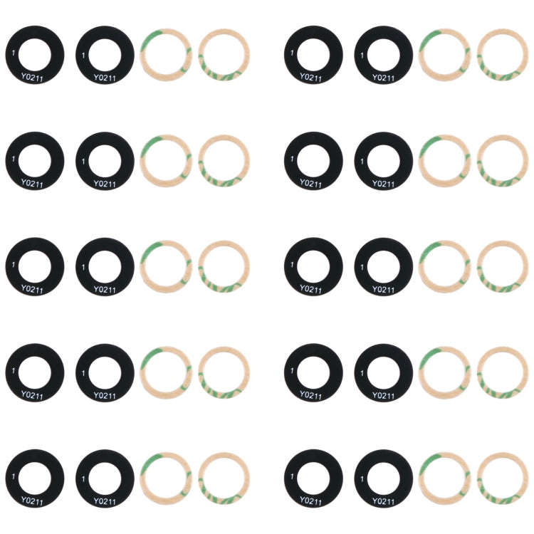 10set Back Camera Lens, For Samsung Galaxy M54 SM-M546B, For Samsung Galaxy M14 SM-M146B, For Sam...