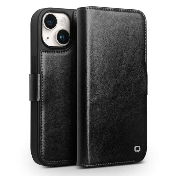 QIALINO Classic 103 Buckle Genuine Leather Phone Case, For iPhone 18 Pro, For iPhone 18 Pro Max, ...