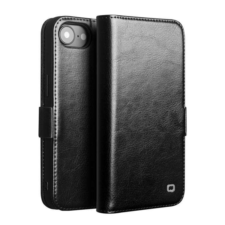 QIALINO Classic 103 Buckle Genuine Leather Phone Case, For iPhone 18 Pro, For iPhone 18 Pro Max, ...