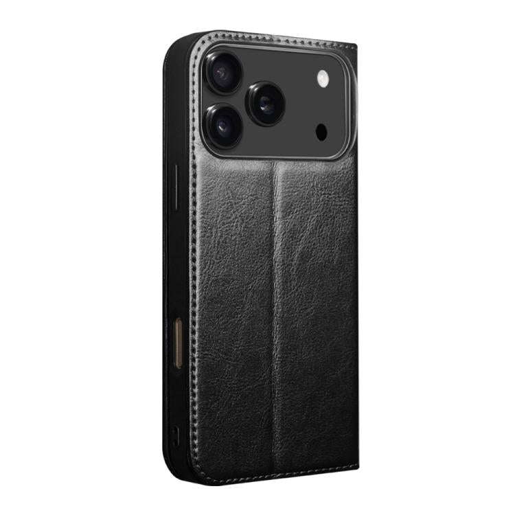 QIALINO Classic Genuine Leather Phone Case, For iPhone 18 Pro / 17 Pro, For iPhone 18 Pro Max / 1...