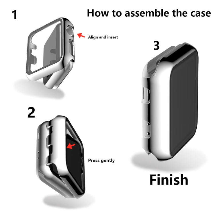 Full Coverage Plating TPU Case, For Apple Watch Series 3 & 2 & 1 38mm, For Apple Watch Series 3 &...