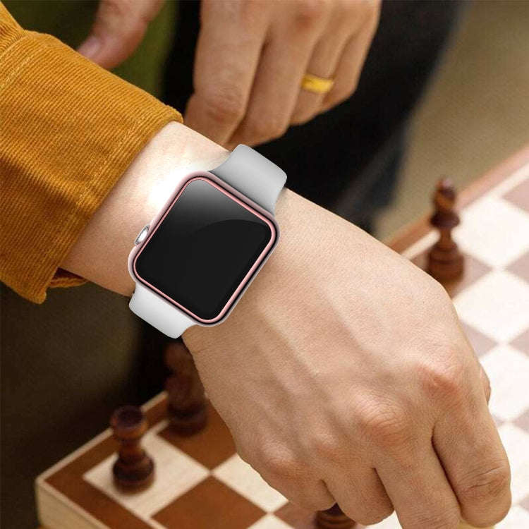 Full Coverage Plating TPU Case, For Apple Watch Series 3 & 2 & 1 38mm, For Apple Watch Series 3 &...