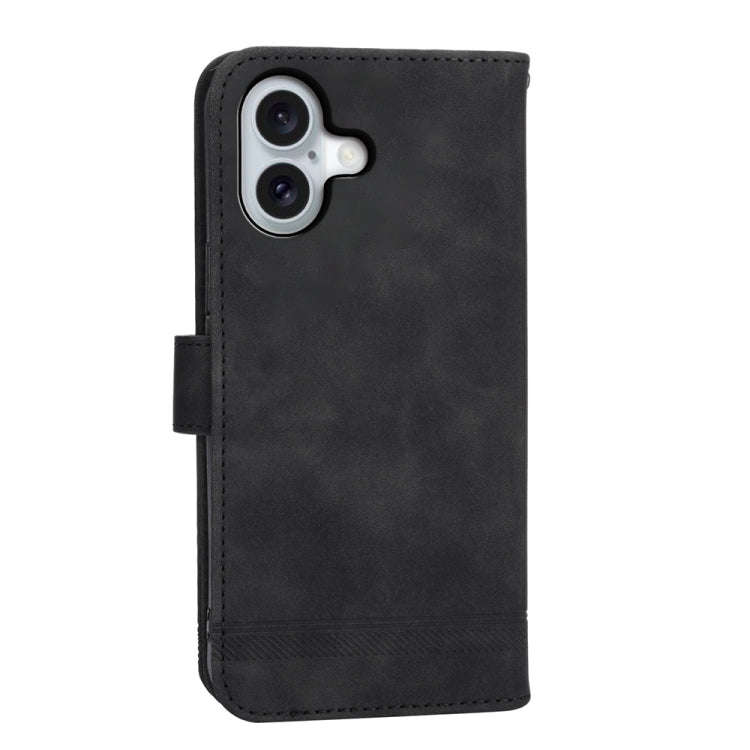 Dierfeng Dream Line TPU Hybrid PU Leather Phone Case, For iPhone 16, For iPhone 15 Pro Max, For i...