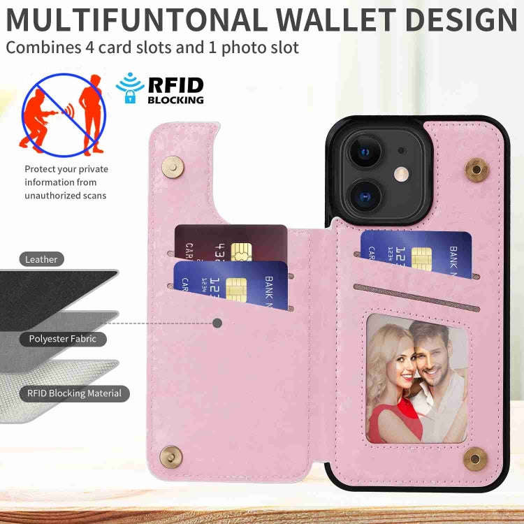 Printed Double Buckle RFID Anti-theft Phone Case, For iPhone 11, For iPhone 11 Pro, For iPhone XS...
