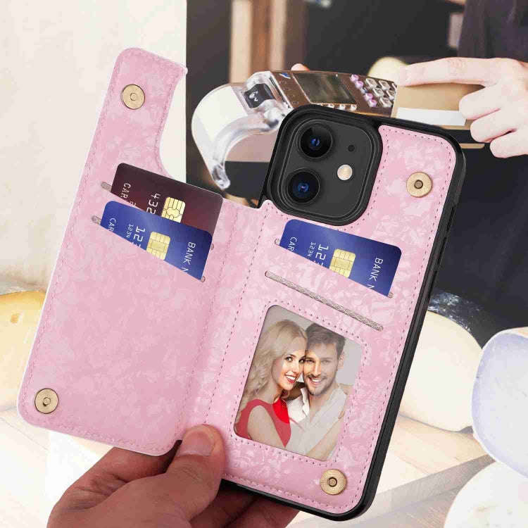 Printed Double Buckle RFID Anti-theft Phone Case, For iPhone 11, For iPhone 11 Pro, For iPhone XS...