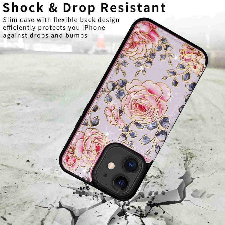 Printed Double Buckle RFID Anti-theft Phone Case, For iPhone 11, For iPhone 11 Pro, For iPhone XS...