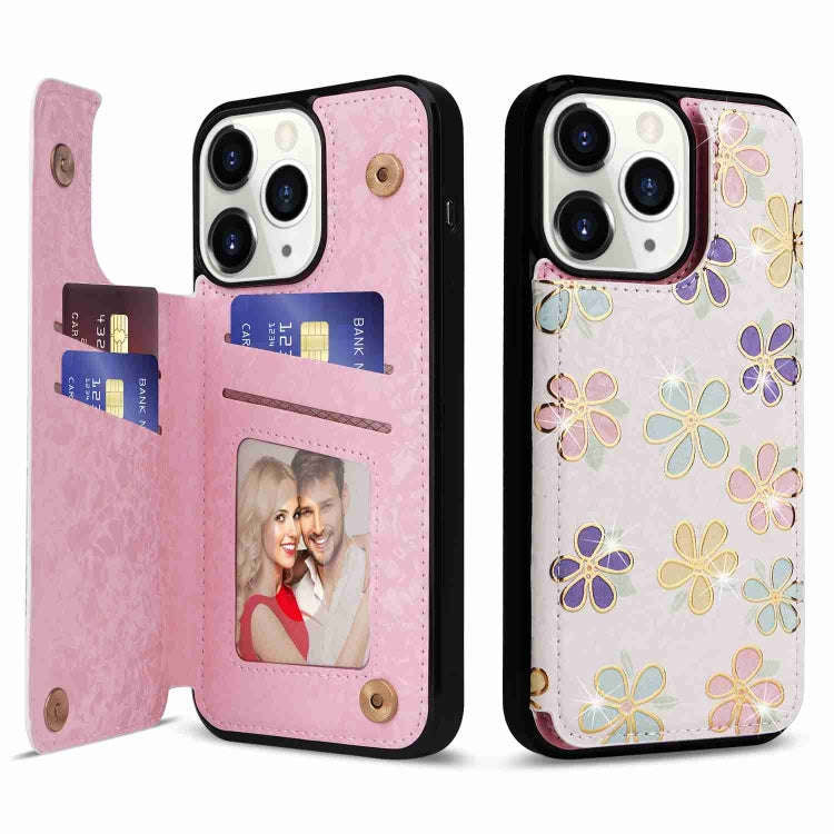 Printed Double Buckle RFID Anti-theft Phone Case, For iPhone 11, For iPhone 11 Pro, For iPhone XS...
