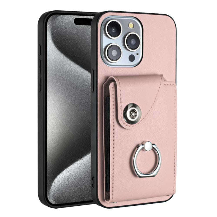 Organ Card Bag Ring Holder Phone Case, For iPhone 14 Pro Max, For iPhone SE 2022 / 2020 / 8 / 7, ...