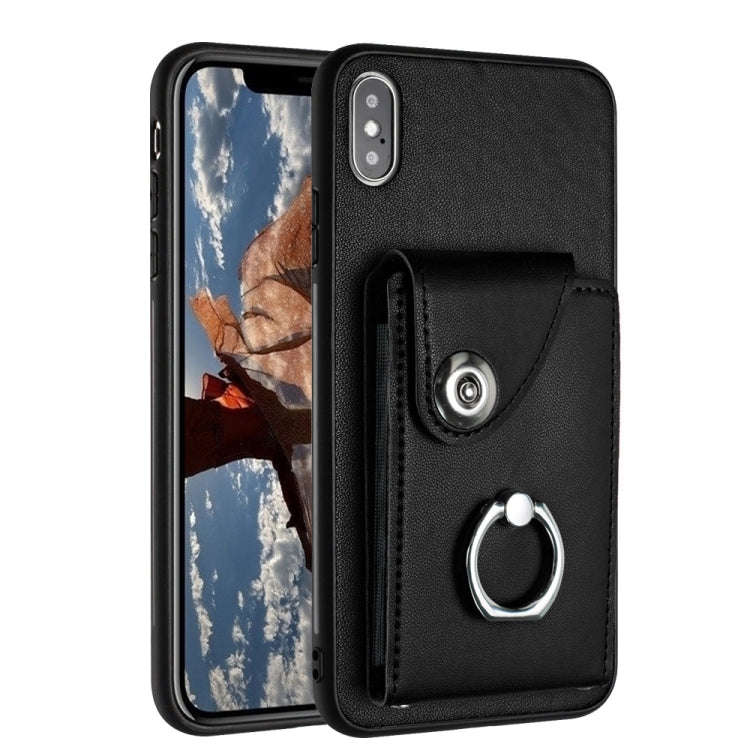 Organ Card Bag Ring Holder Phone Case, For iPhone 12 Pro, For iPhone 12 mini, For iPhone 11 Pro M...
