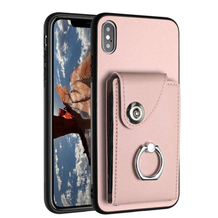 Organ Card Bag Ring Holder Phone Case, For iPhone 12 Pro, For iPhone 12 mini, For iPhone 11 Pro M...