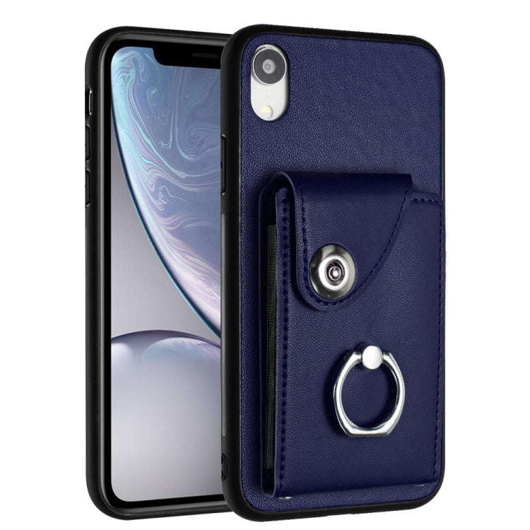 Organ Card Bag Ring Holder Phone Case, For iPhone 12 Pro, For iPhone 12 mini, For iPhone 11 Pro M...