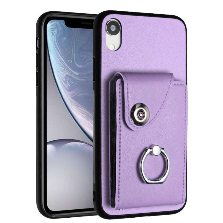 Organ Card Bag Ring Holder Phone Case, For iPhone 12 Pro, For iPhone 12 mini, For iPhone 11 Pro M...