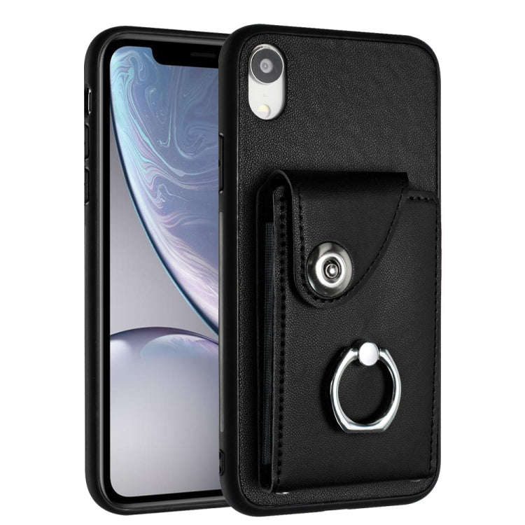Organ Card Bag Ring Holder Phone Case, For iPhone 12 Pro, For iPhone 12 mini, For iPhone 11 Pro M...