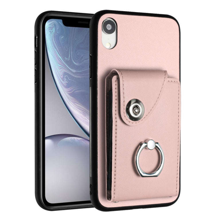Organ Card Bag Ring Holder Phone Case, For iPhone 12 Pro, For iPhone 12 mini, For iPhone 11 Pro M...